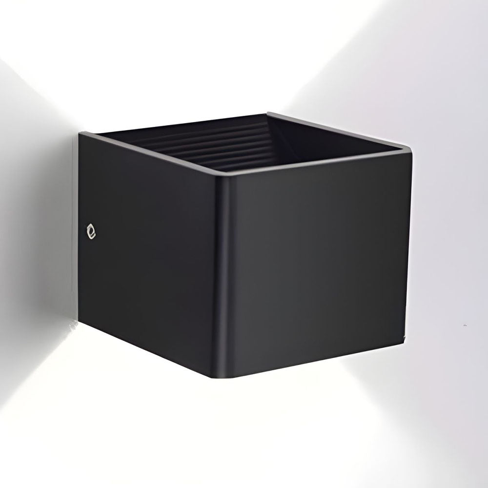Variant image for Modern Cube Shade Wall Sconce Light – LED Wall Lamp for Hallway and Bedroom, Energy-Efficient Indoor Wall Lights-6