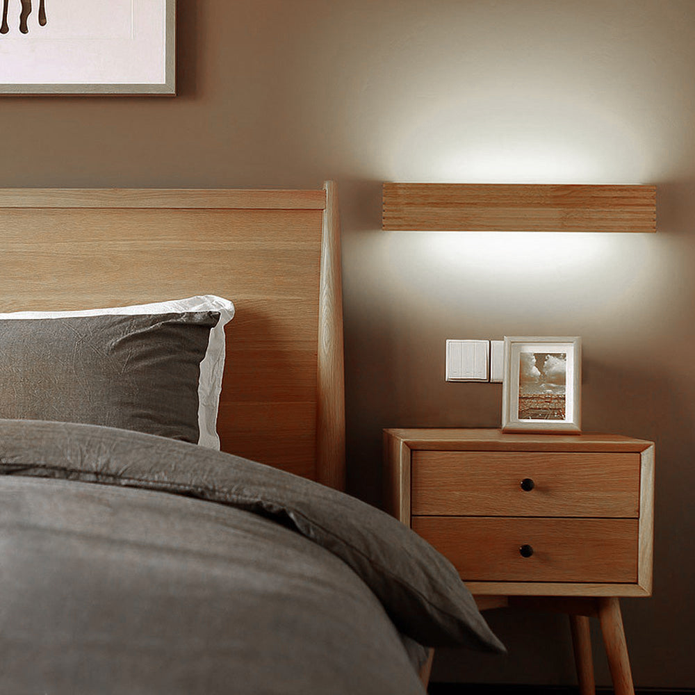 Variant image for Rustic Wood LED Bathroom Vanity Wall Light Fixture – Energy-Efficient Wall Lights for Stylish Bathroom Illumination-2