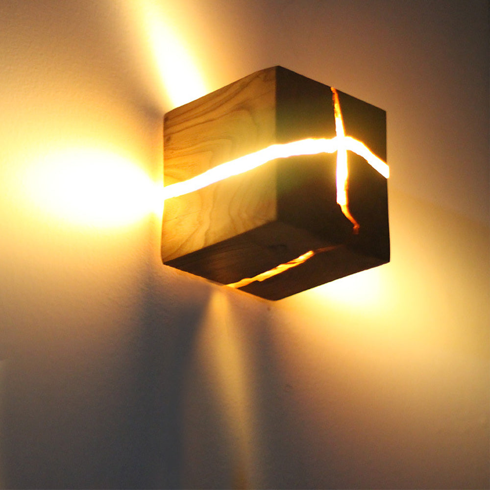 Unique Cracked Design Wall Sconce – Artistic LED Wall Light for Indoor Use in Living Room, Dining Room, and Bedroom-5