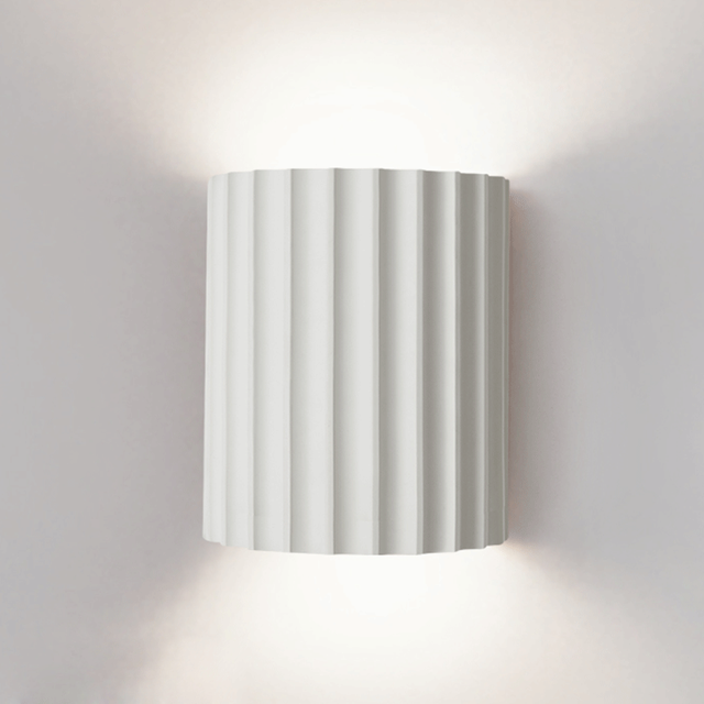 Variant image for Modern Half-Circle Resin Wall Sconce – Stylish Indoor Wall Lamp for Living Room and Bedroom Lighting-2