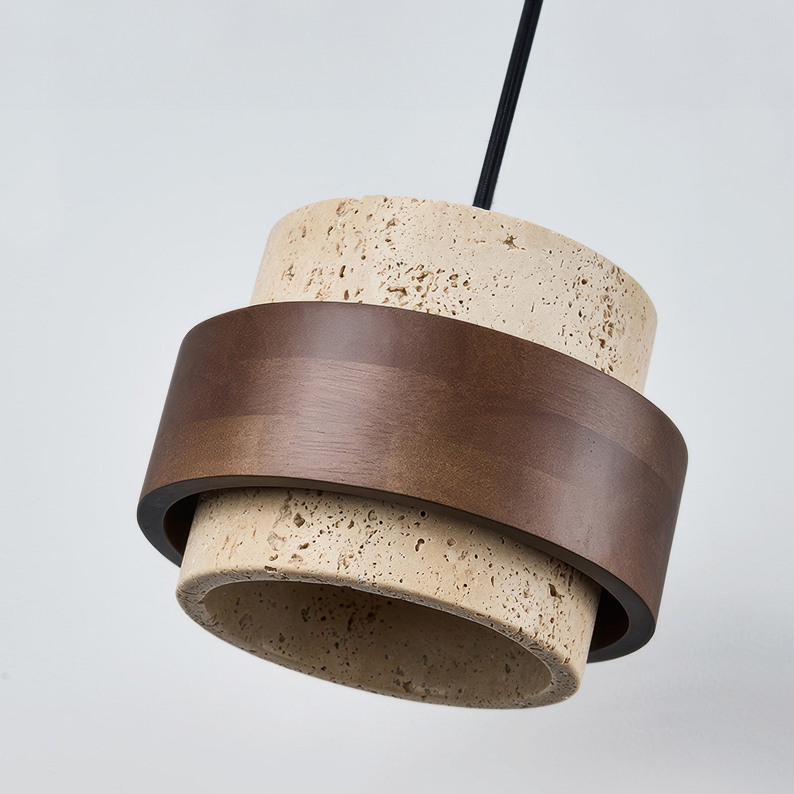 Ascend Retro Wabi-Sabi Stone Pendant - Unique Artisan Jewelry