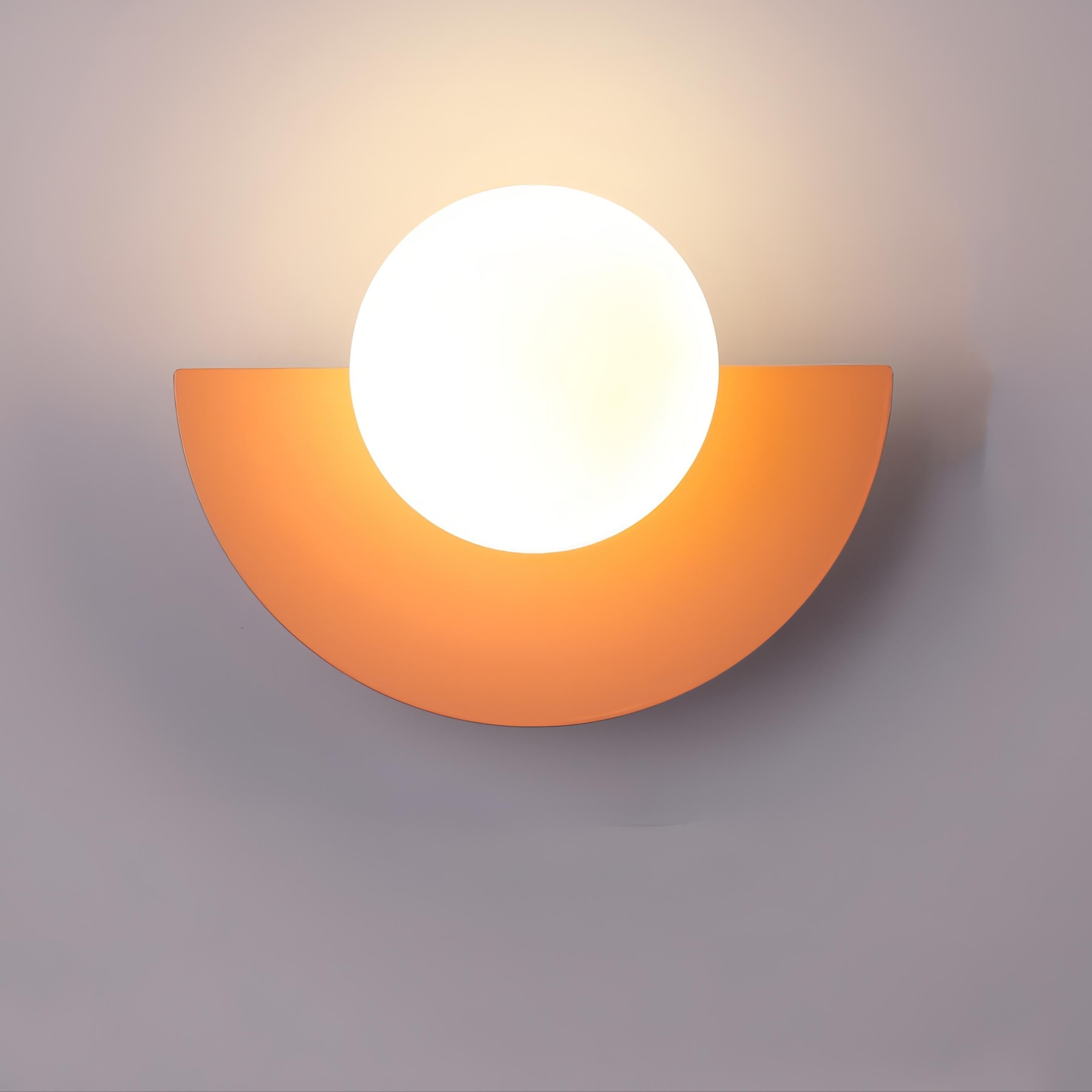 Variant image for Nordic Semicircle Wall Lamp – Modern Wall Lights Indoor in 6 Colors for Stylish Home Decor-2