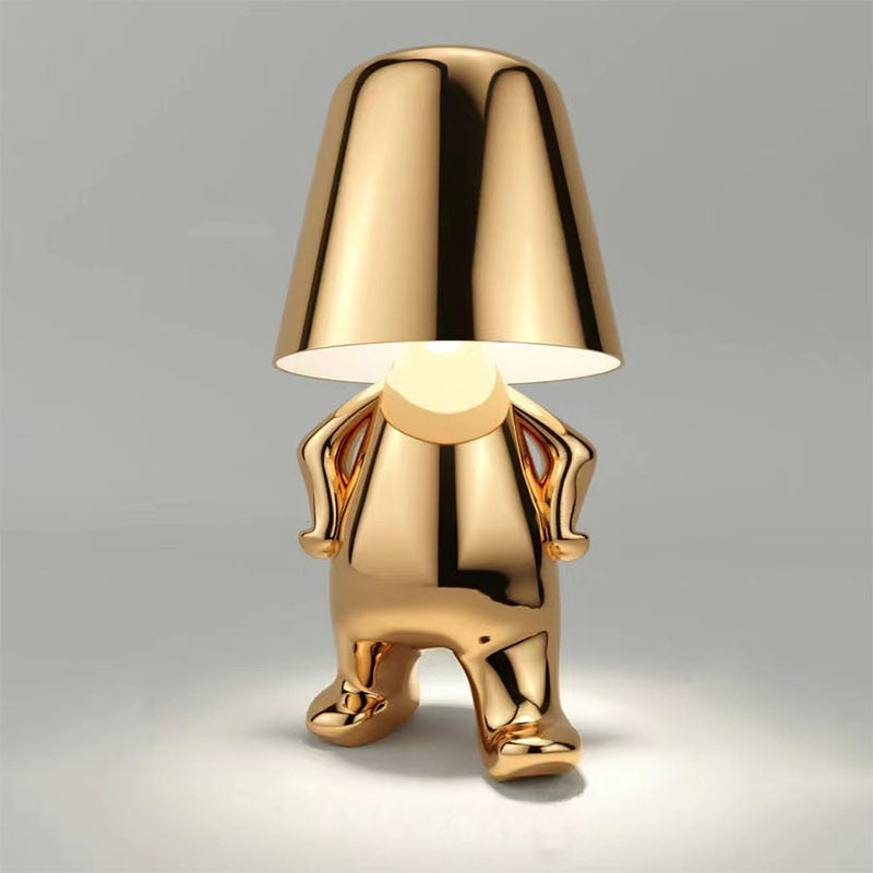 Variant image for Rechargeable Warm LED Lamp with Adjustable Color Intensity – Modern Design for Home and Office-2