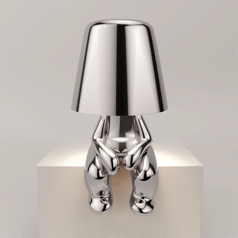 Variant image for Rechargeable Warm LED Lamp with Adjustable Color Intensity – Modern Design for Home and Office-9
