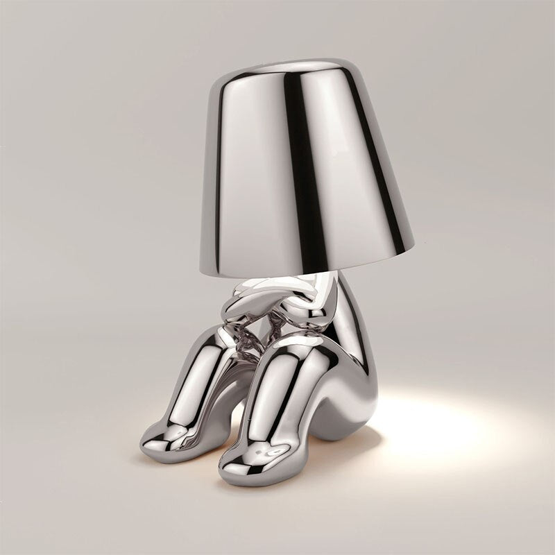 Variant image for Rechargeable Warm LED Lamp with Adjustable Color Intensity – Modern Design for Home and Office-10
