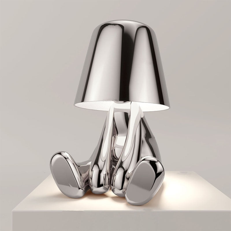 Rechargeable Warm LED Lamp with Adjustable Color Intensity – Modern Design for Home and Office-6