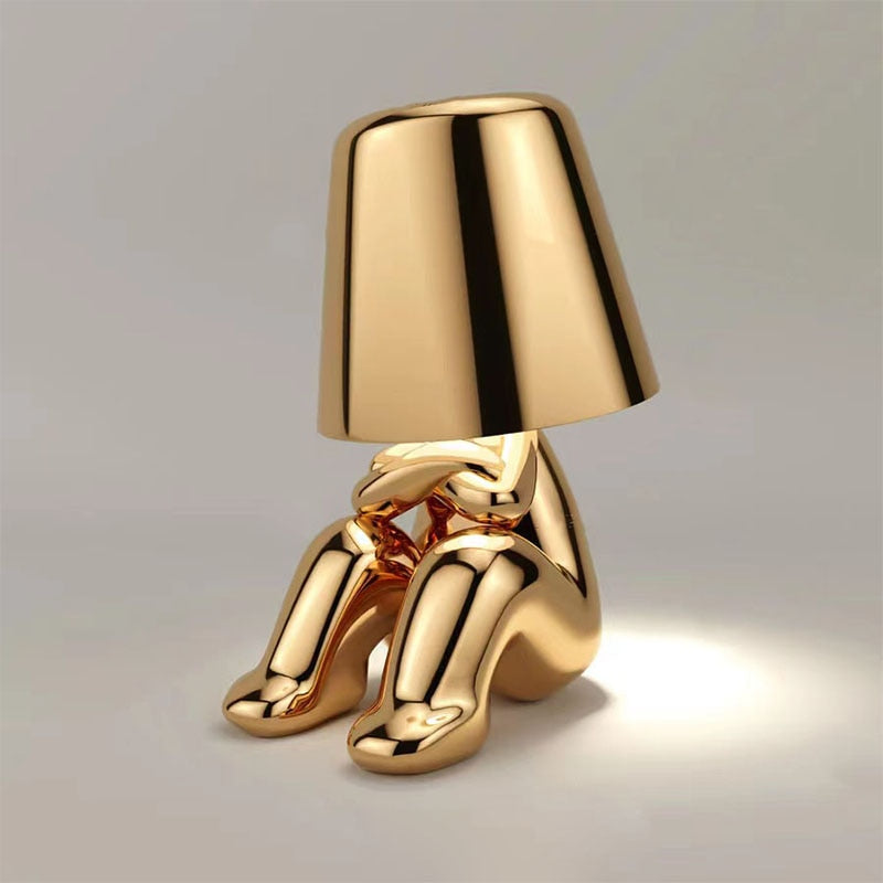 Rechargeable Warm LED Lamp with Adjustable Color Intensity – Modern Design for Home and Office-5