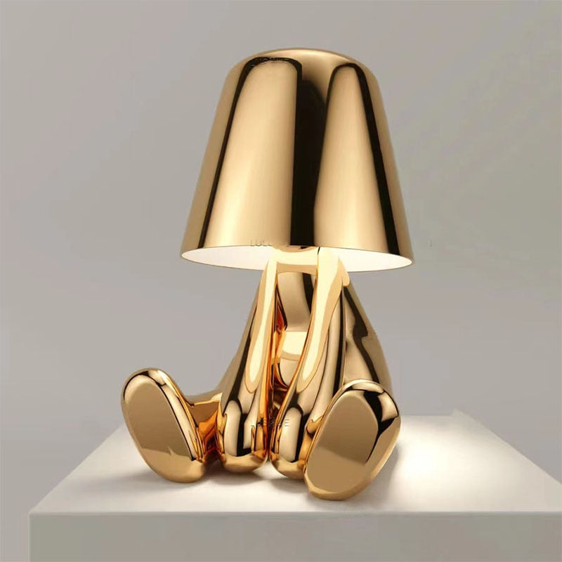 Rechargeable Warm LED Lamp with Adjustable Color Intensity – Modern Design for Home and Office-1