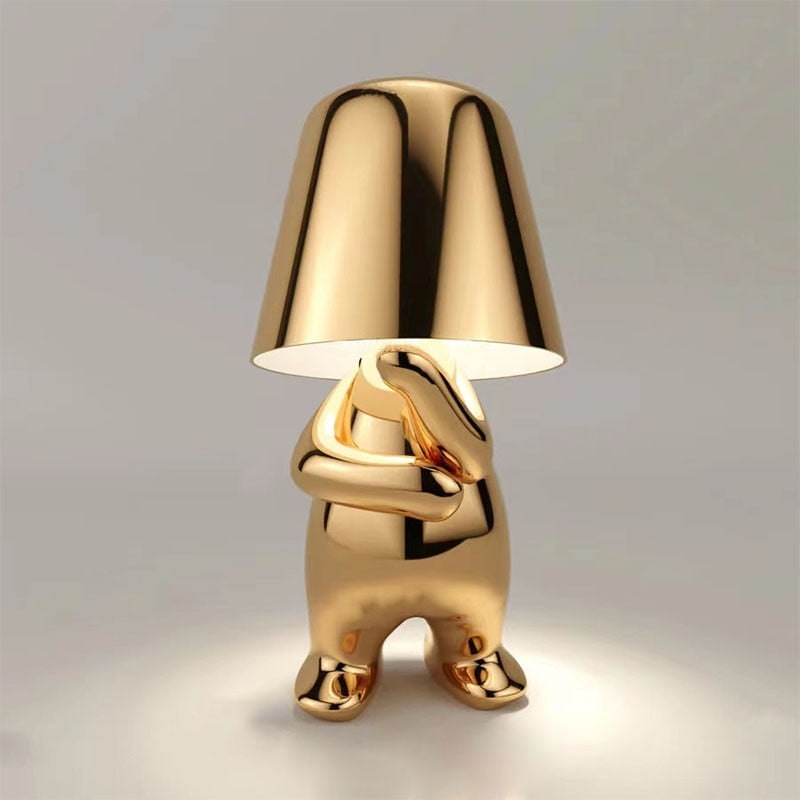 Variant image for Rechargeable Warm LED Lamp with Adjustable Color Intensity – Modern Design for Home and Office-3