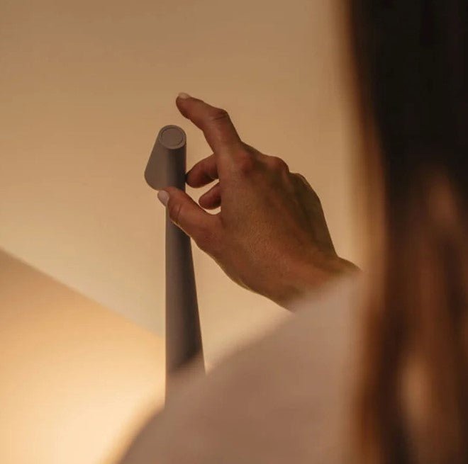 Portable LED Table Lamp – Adjustable Brightness, Slim Aluminum Design, Cordless and Rechargeable, Ideal for Bedside or Desk Use-6