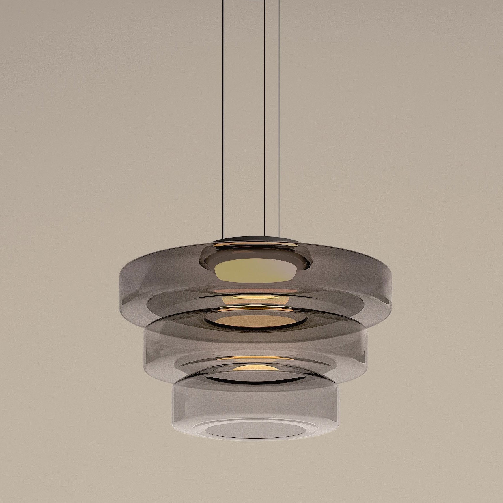 Elegant Bauhaus Glass Pendant Light - Timeless Design & Style