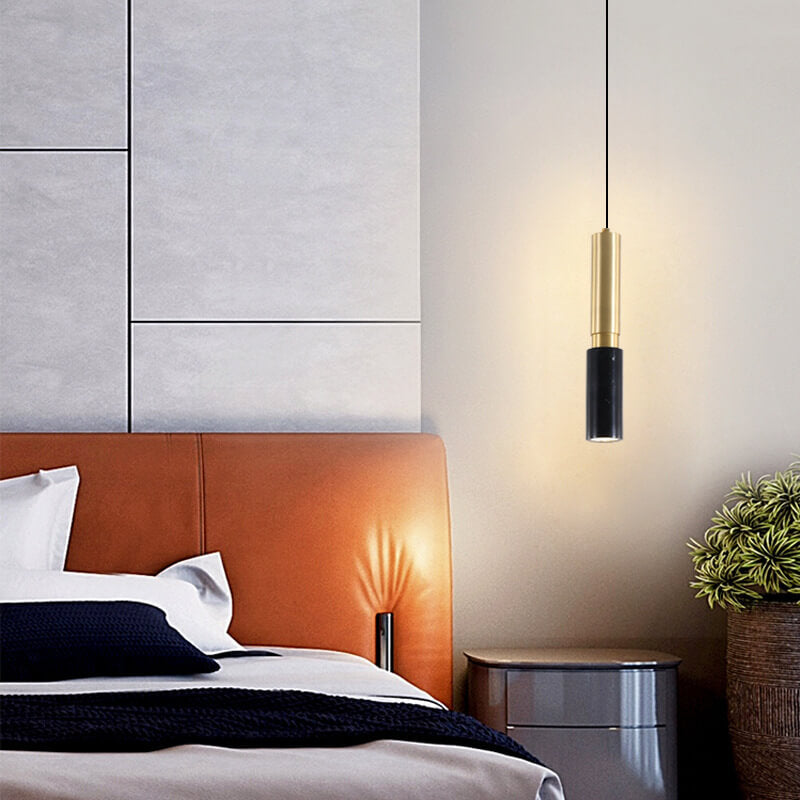 Nordic Minimalist Terrazzo Metal 1-Light Pendant Lamp