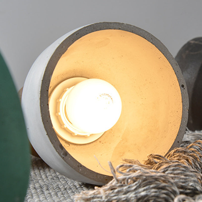 Nordic Cement Tapered Mini LED Pendant Light - Stylish & Eco-Friendly