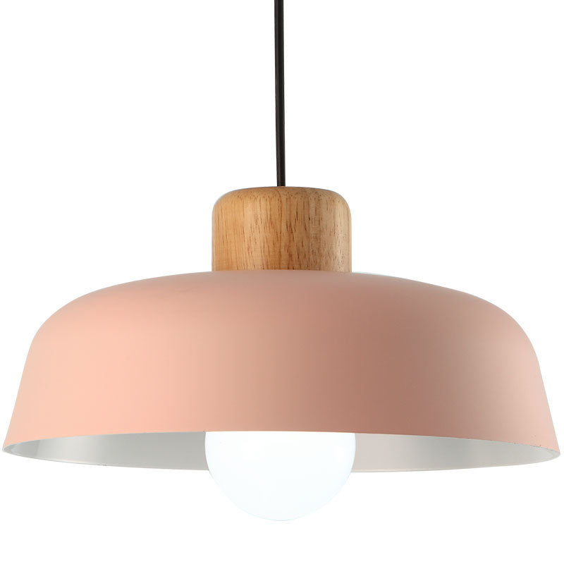 Modern Minimalist Round Aluminum Pendant Light for Dining Rooms