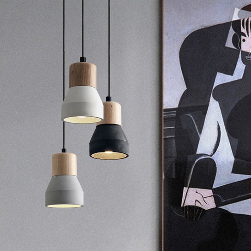 Nordic Cement Tapered Mini LED Pendant Light - Stylish & Eco-Friendly