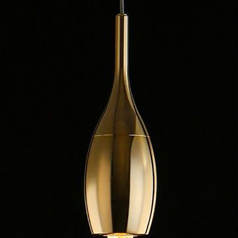 Scandinavian Glass LED Pendant Light - Modern Water Drop Design