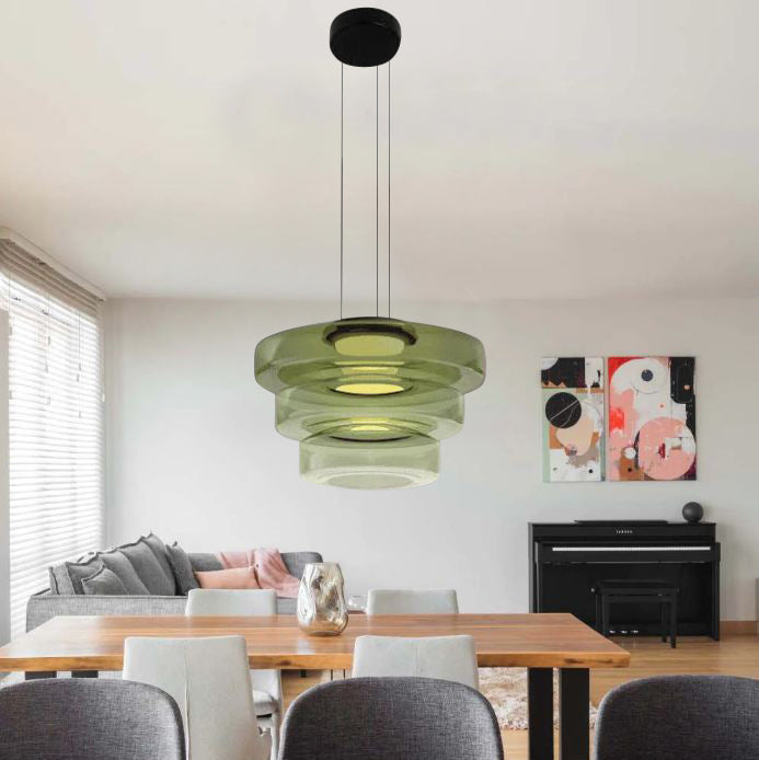 Elegant Bauhaus Glass Pendant Light - Timeless Design & Style