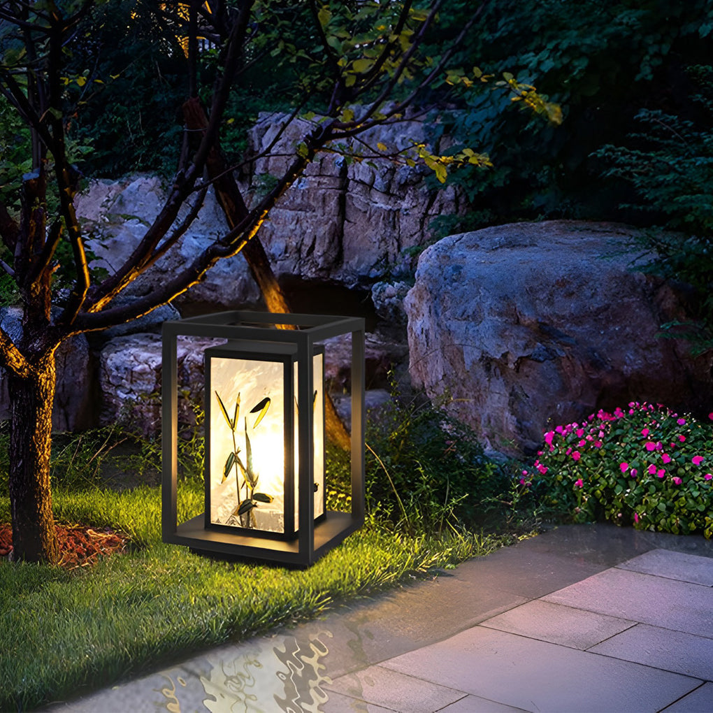 Modern Solar Path Lights - Waterproof LED Deck Post Illumination