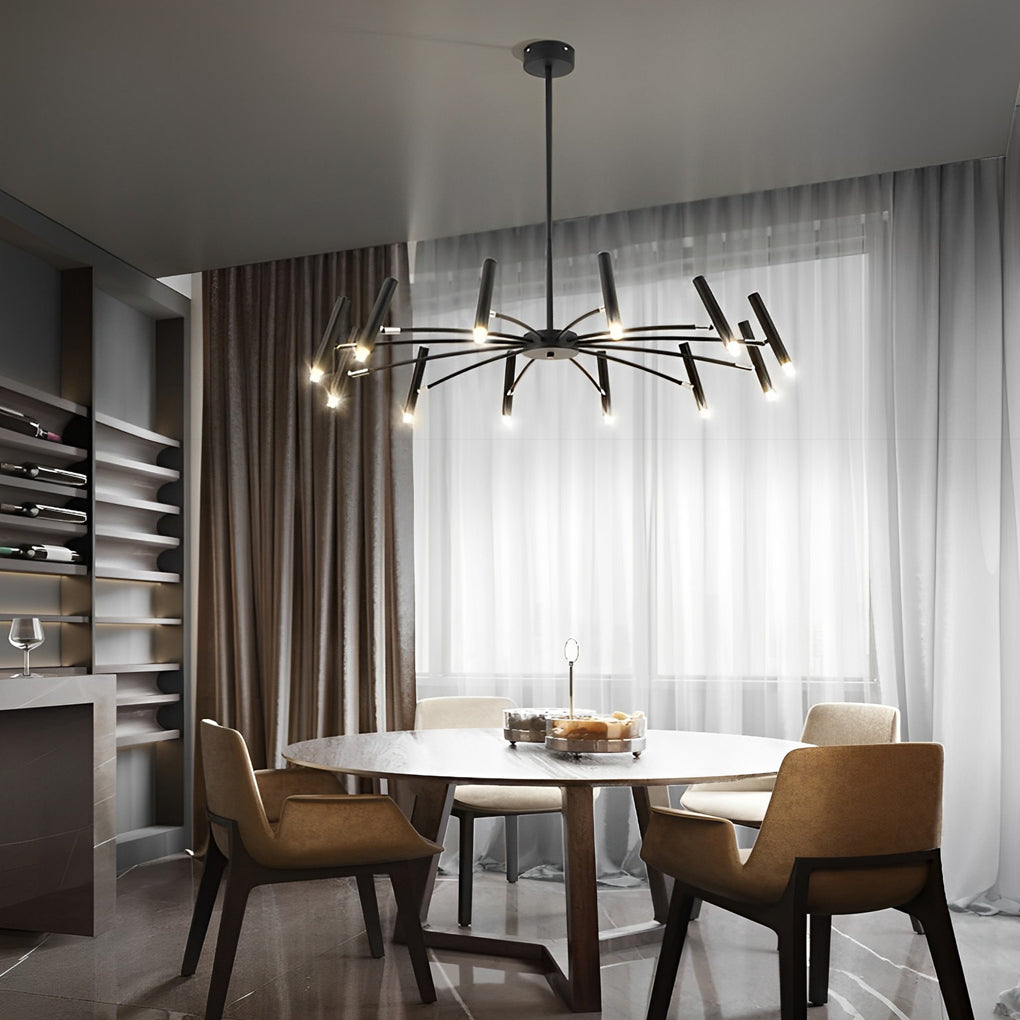 Adjustable 3-Step Dimming LED Minimalist Chandelier - Modern Elegance