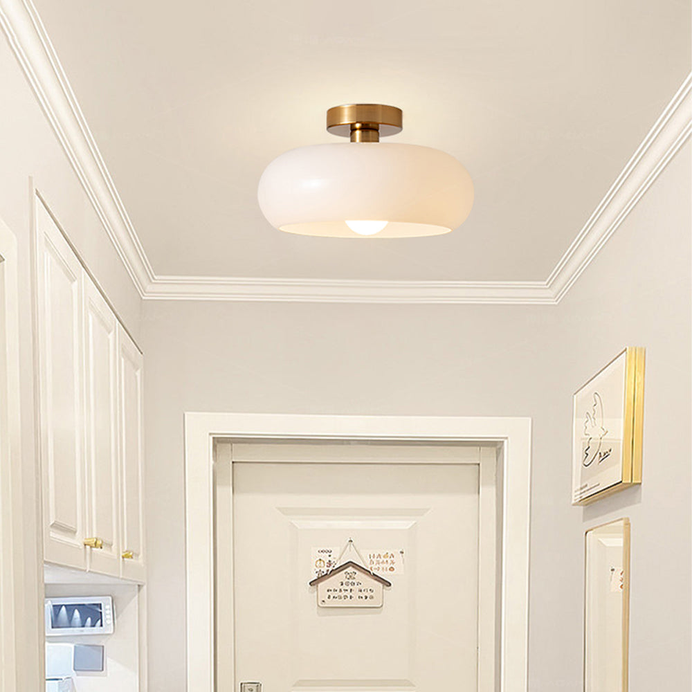 Vintage Round Glass Ceiling Lights - Elegant Illumination for Any Space