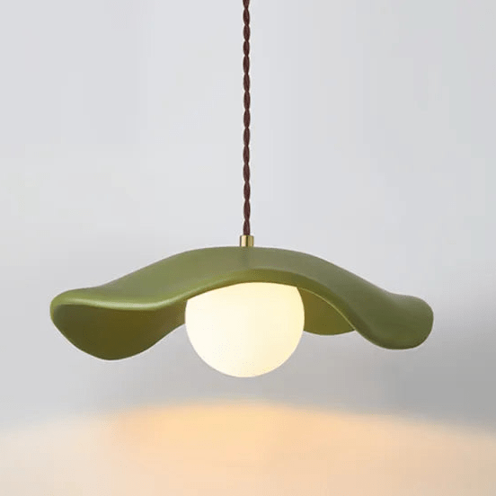 Sabilius | Wabi-Sabi Pendant Lamp, Lotus Leaf Design - Illumix