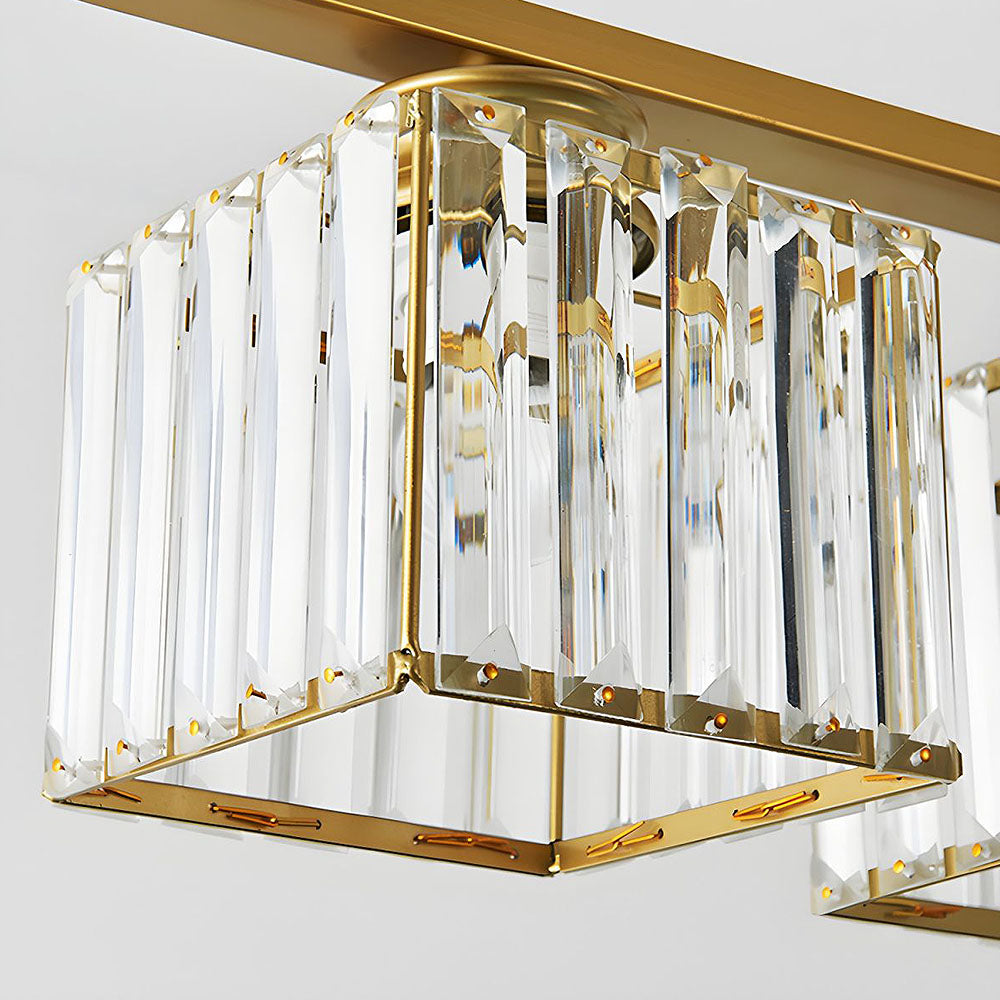 Nordic Multi-Head Designer Long Glass Island Lamps - Elegant Illumination