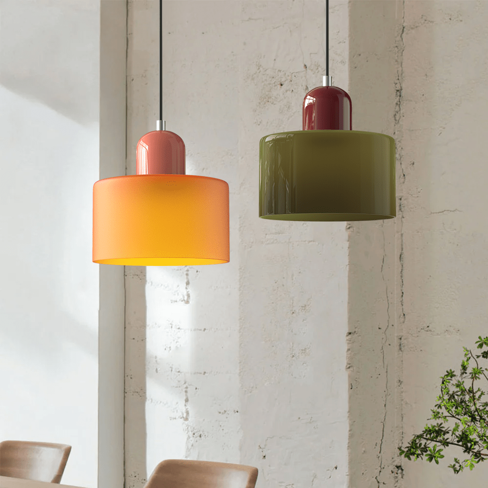 Elegant Bauhaus Creative Glass Pendant Light - Modern Design