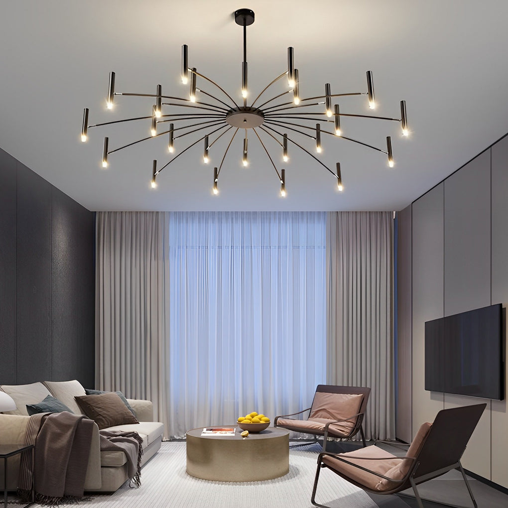 Adjustable 3-Step Dimming LED Minimalist Chandelier - Modern Elegance