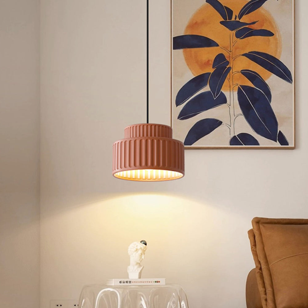 Modern Nordic Cream Hanging Light - Elegant Wabi Sabi Design