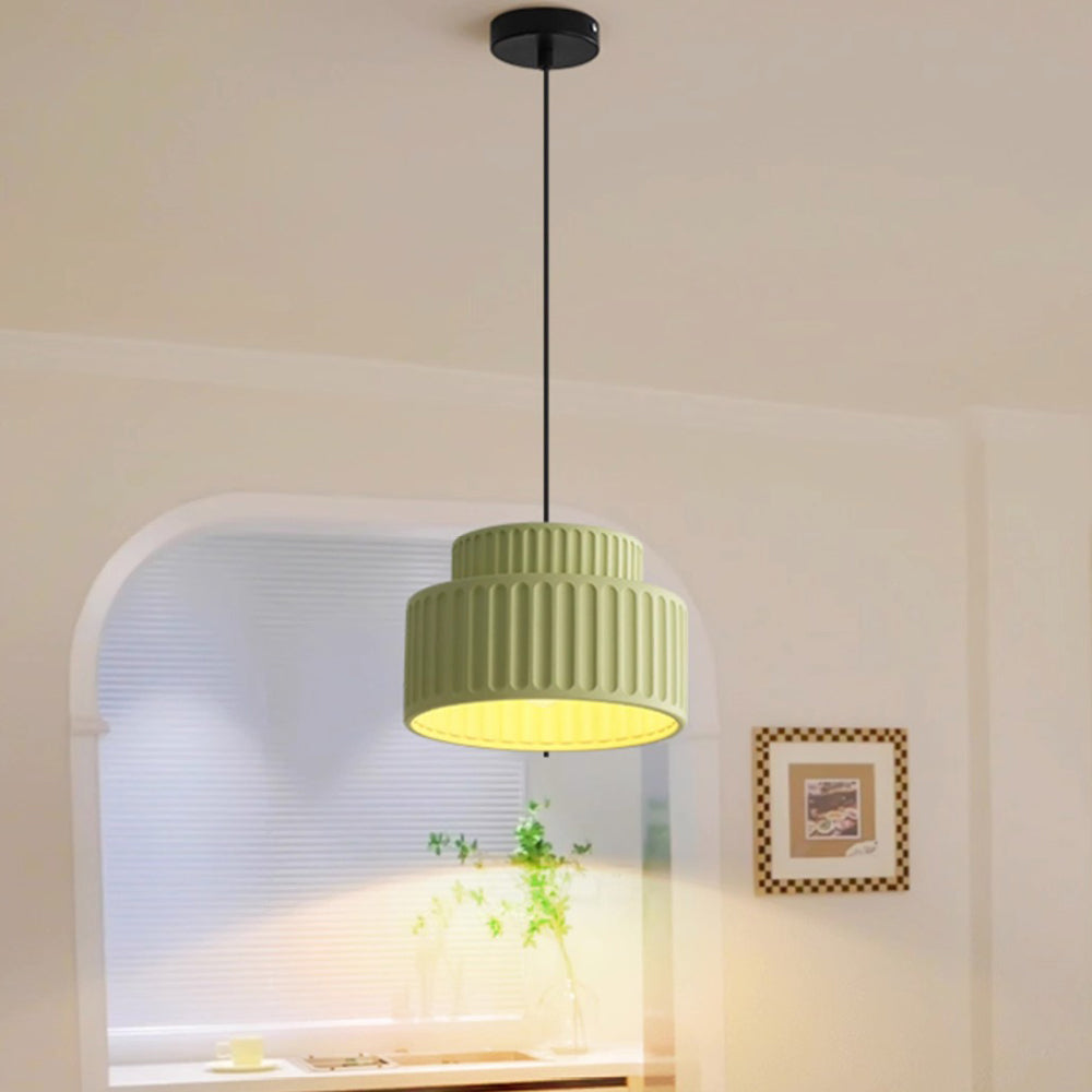 Modern Nordic Cream Hanging Light - Elegant Wabi Sabi Design