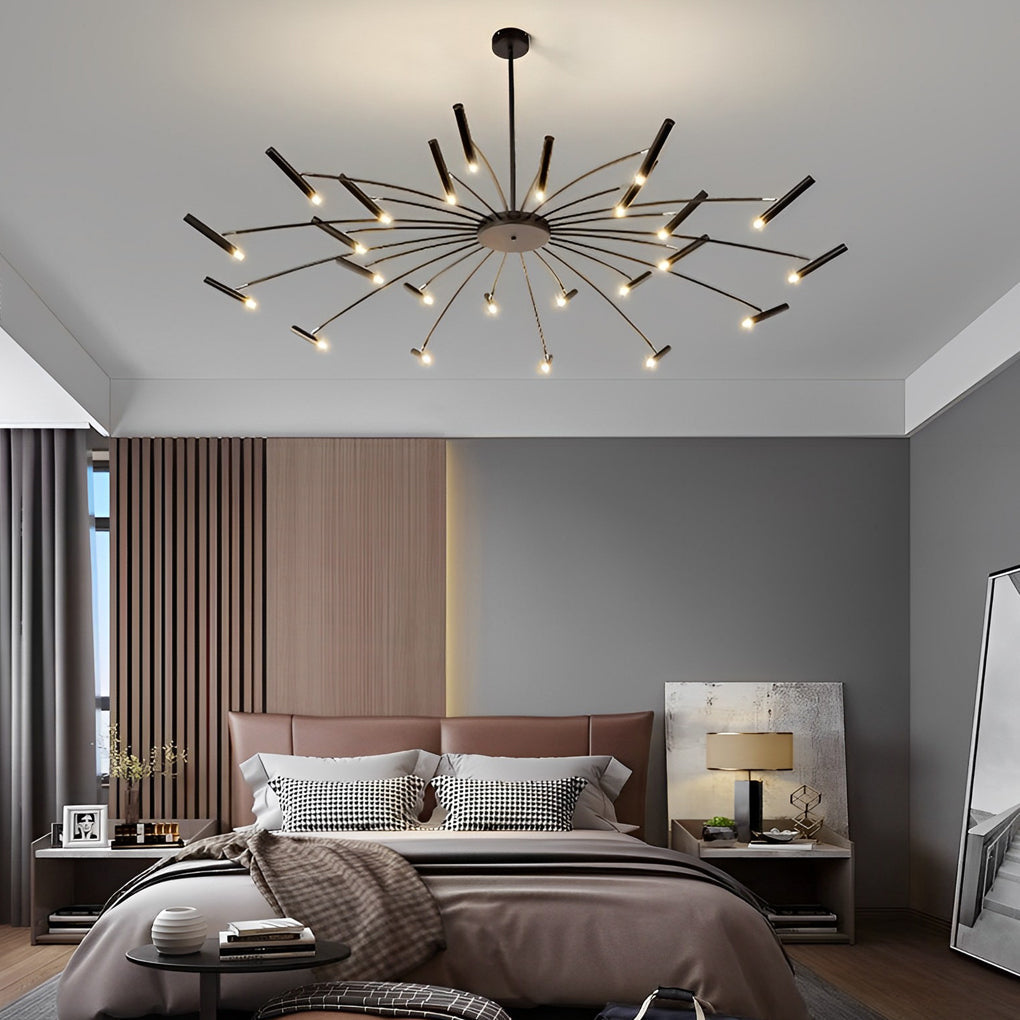 Adjustable 3-Step Dimming LED Minimalist Chandelier - Modern Elegance