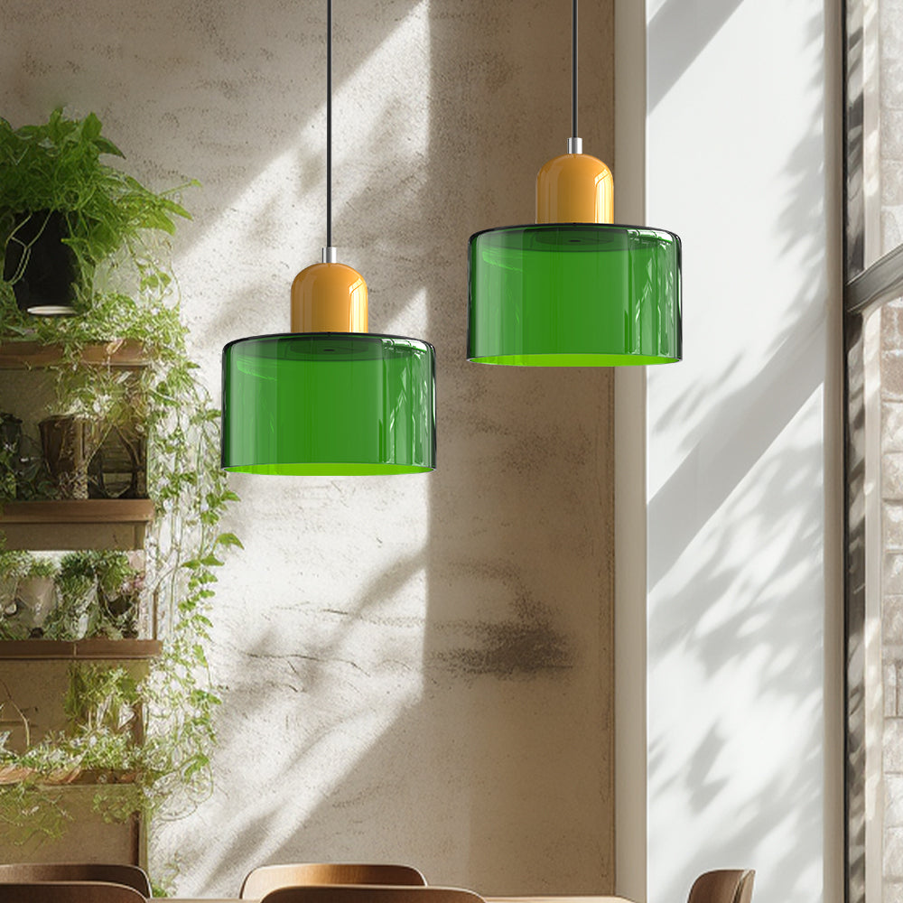 Elegant Bauhaus Creative Glass Pendant Light - Modern Design