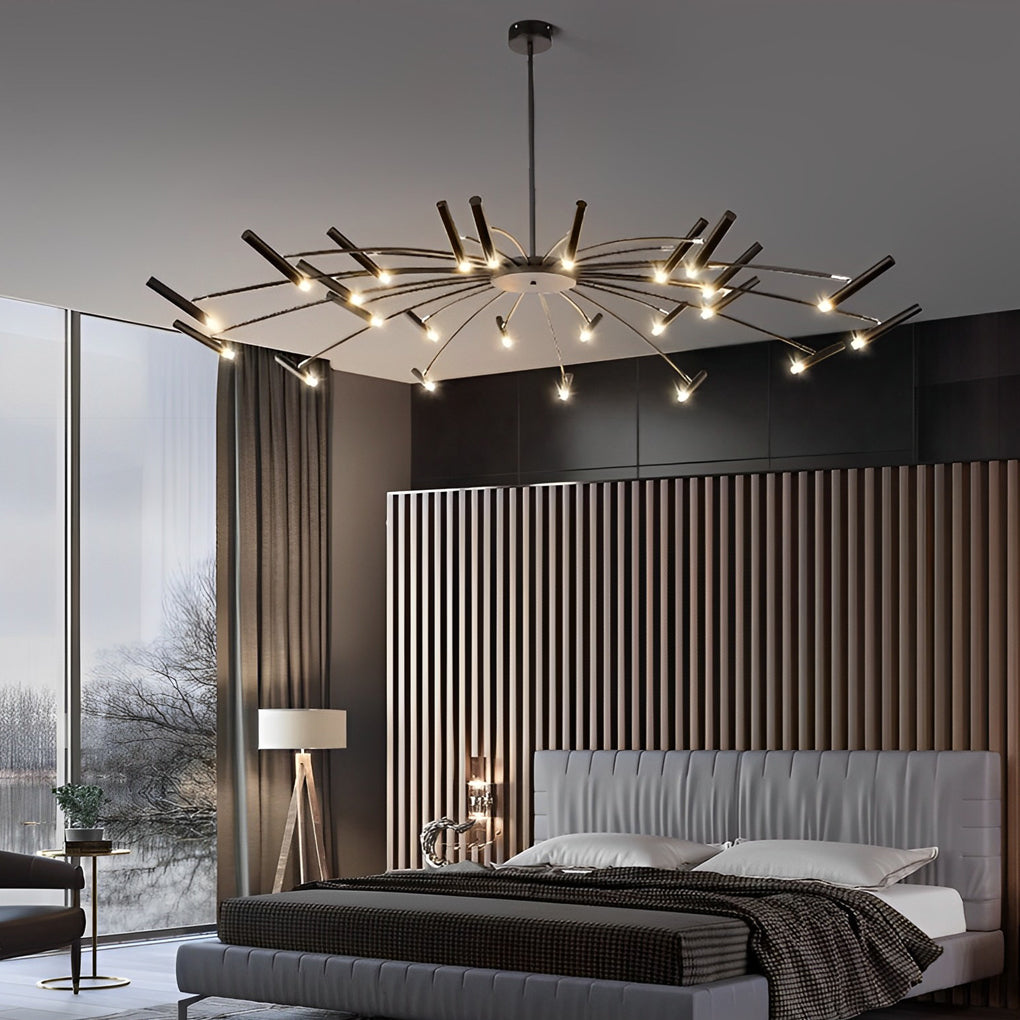 Adjustable 3-Step Dimming LED Minimalist Chandelier - Modern Elegance