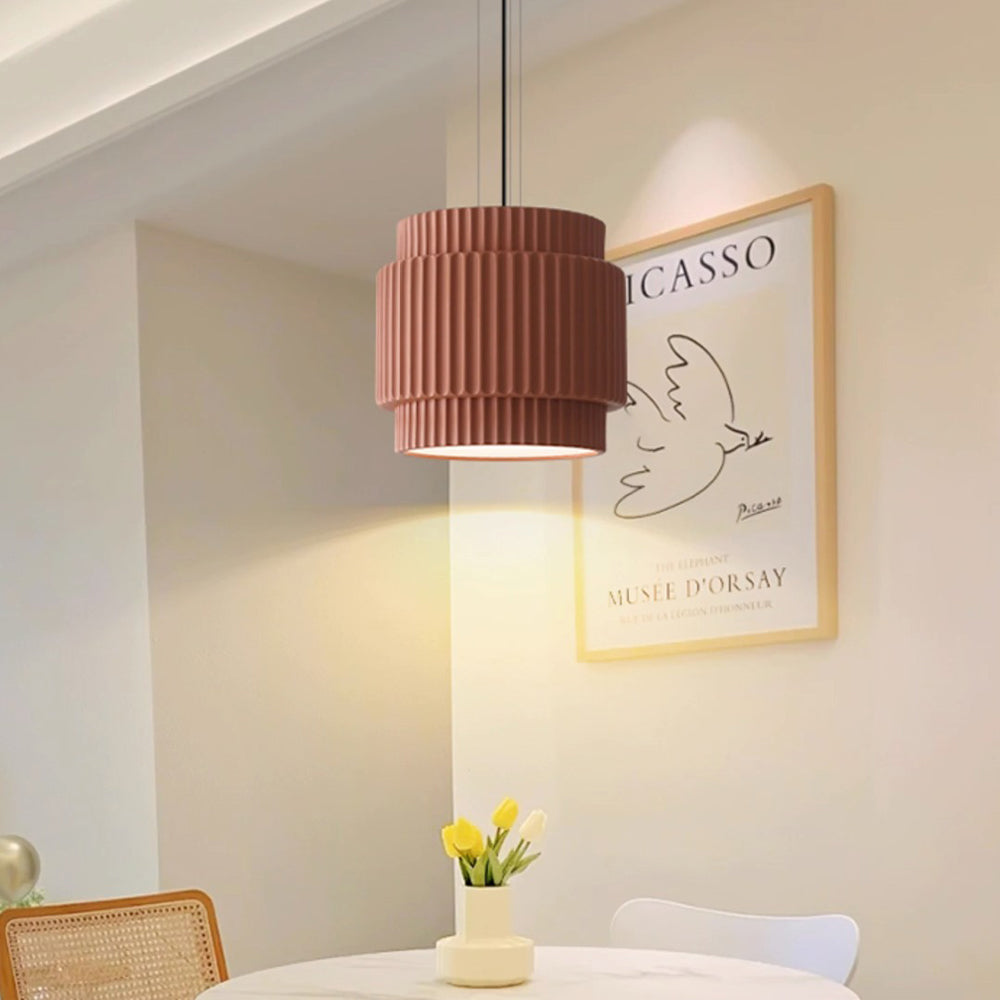 Modern Nordic Cream Hanging Light - Elegant Wabi Sabi Design