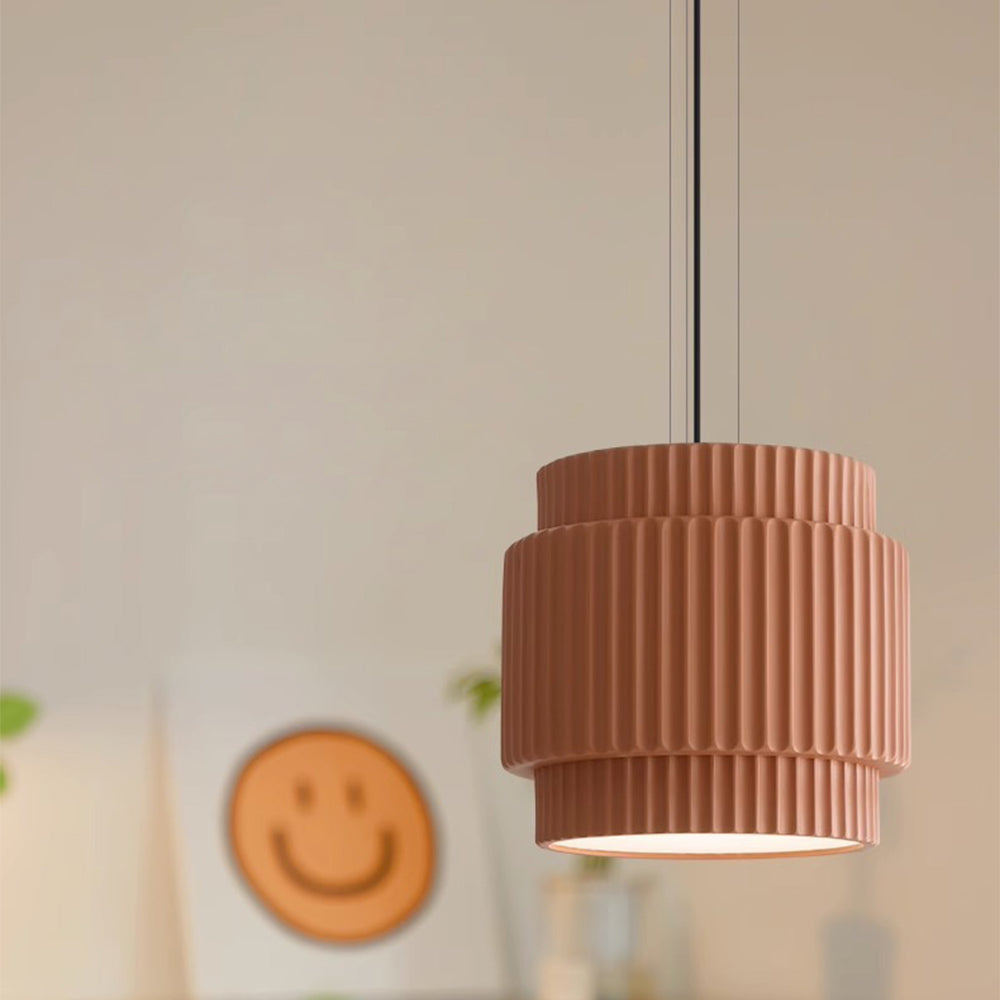 Modern Nordic Cream Hanging Light - Elegant Wabi Sabi Design