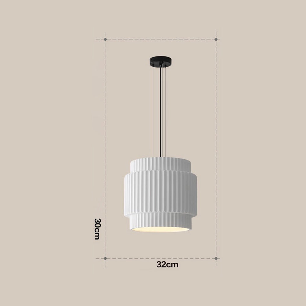 Modern Nordic Cream Hanging Light - Elegant Wabi Sabi Design