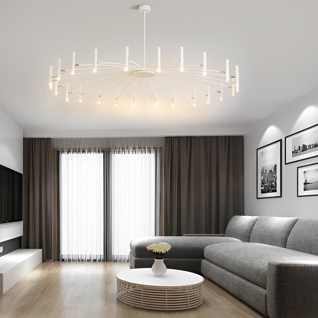 Adjustable 3-Step Dimming LED Minimalist Chandelier - Modern Elegance