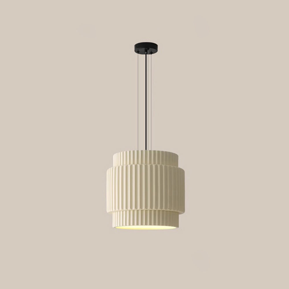 Modern Nordic Cream Hanging Light - Elegant Wabi Sabi Design