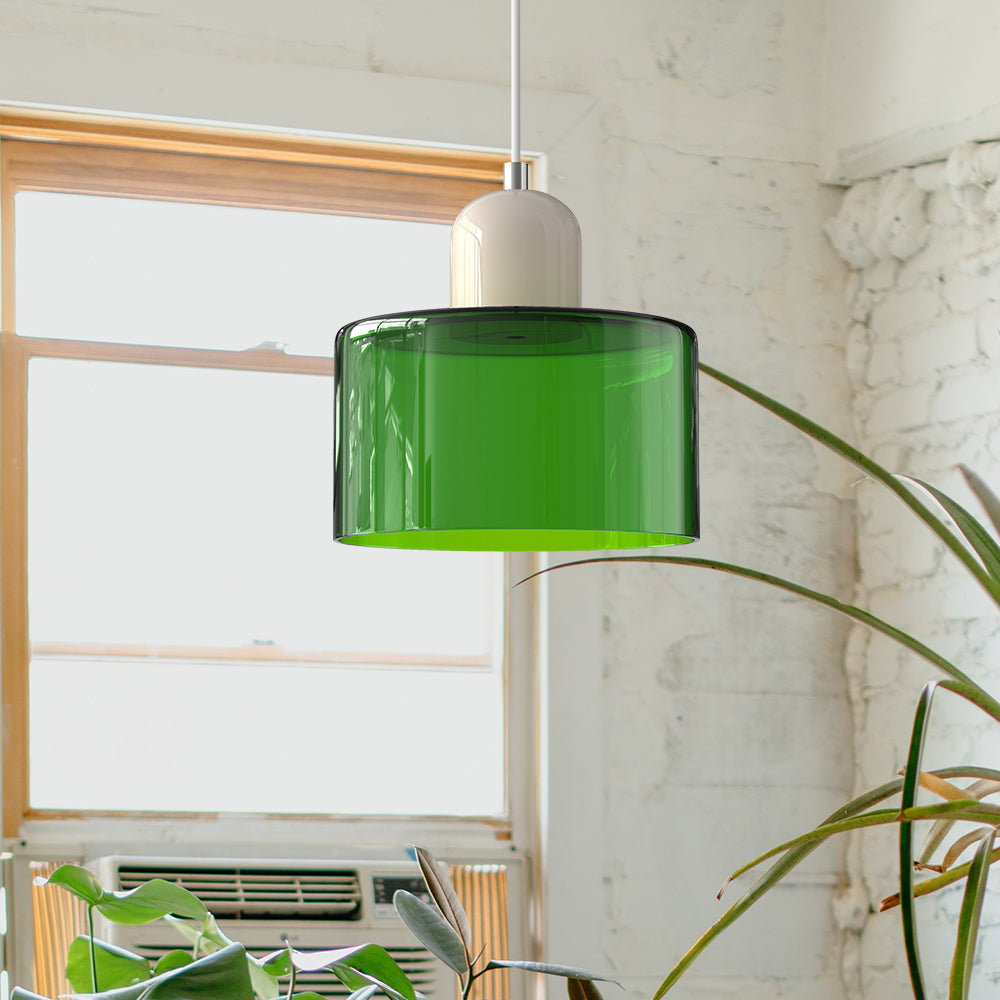 Elegant Bauhaus Creative Glass Pendant Light - Modern Design