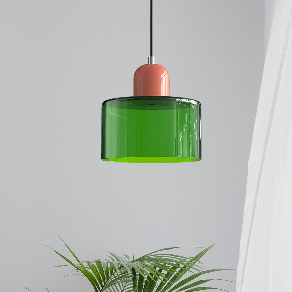 Elegant Bauhaus Creative Glass Pendant Light - Modern Design