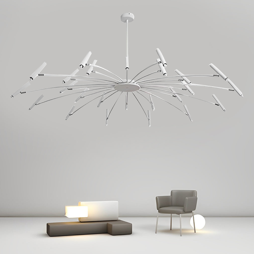 Adjustable 3-Step Dimming LED Minimalist Chandelier - Modern Elegance