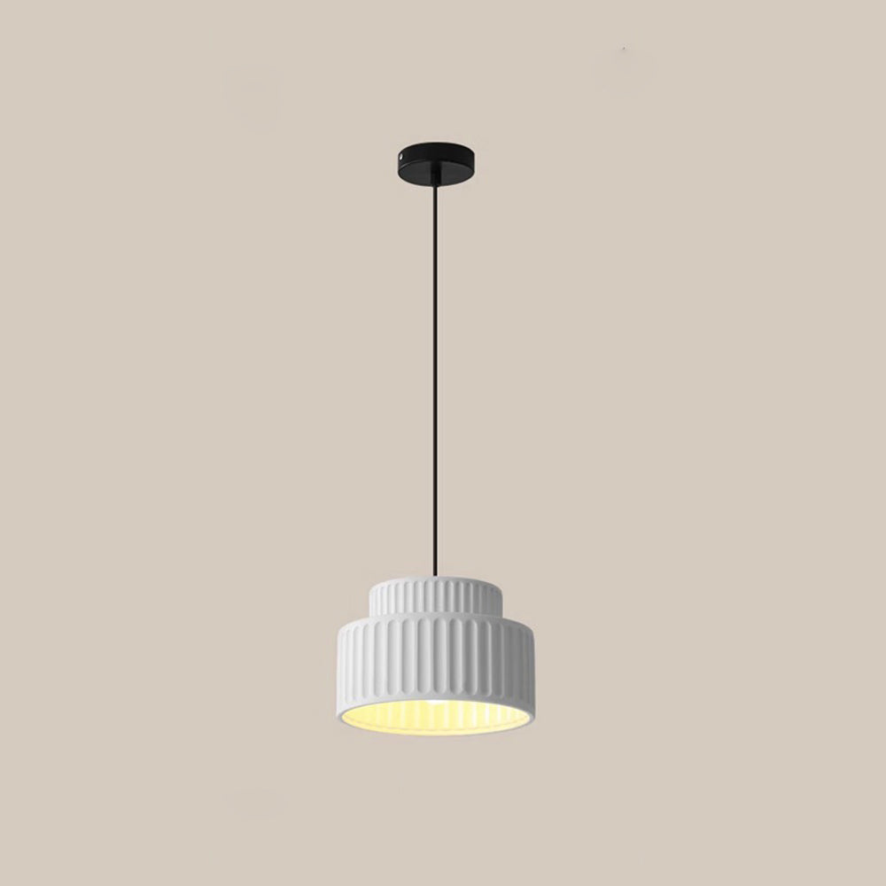 Modern Nordic Cream Hanging Light - Elegant Wabi Sabi Design