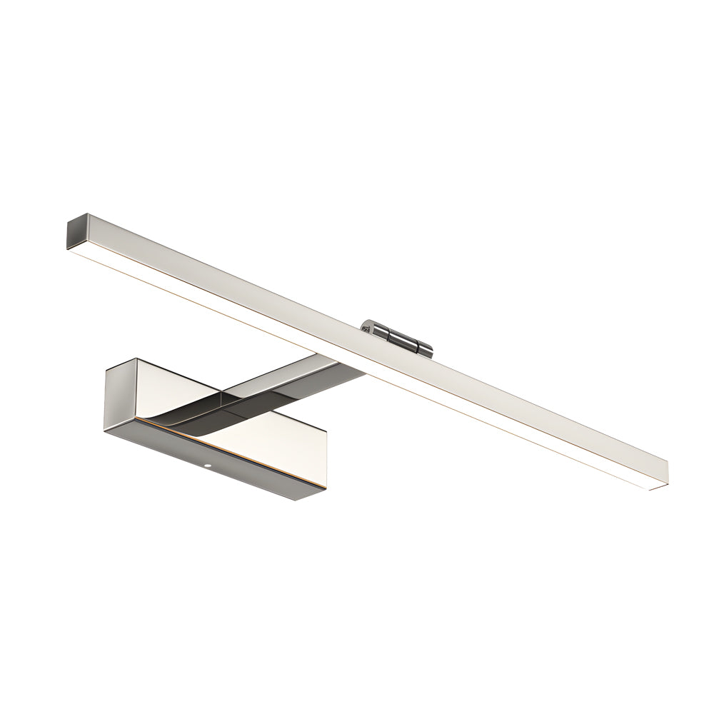 Brillara | 31'' Adjustable LED Vanity Light, Stainless Steel Elegance