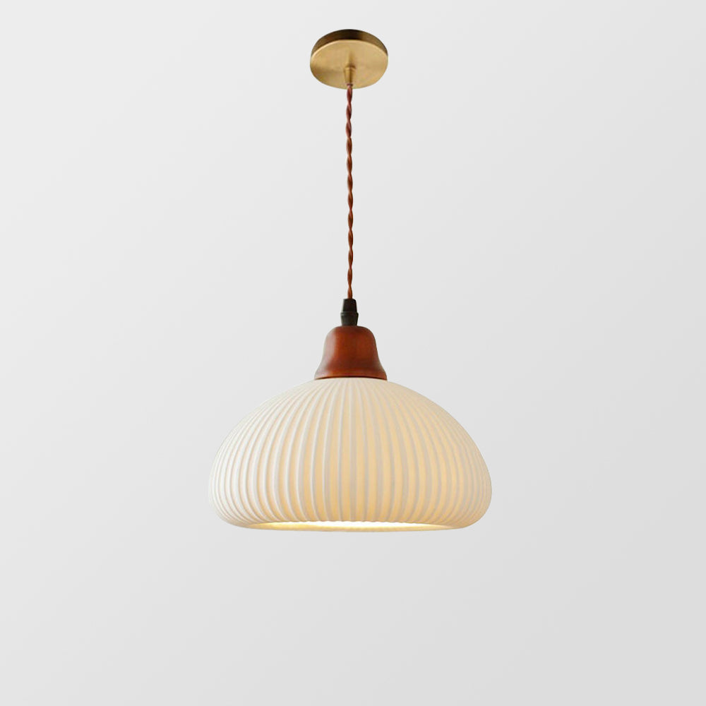 Elegant Nordic White Ceramic Pendant Light for Stylish Dining