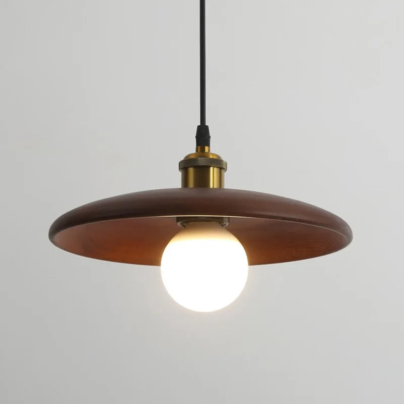 Illumix - NatureBeam Ceiling Light | Wooden Ceiling Lamp - Dark Wood