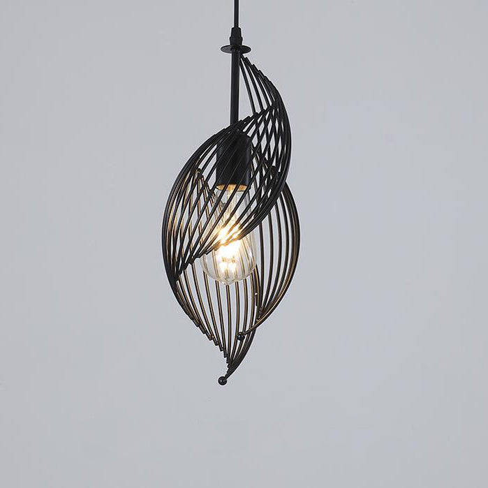 Nordic Creative Iron Sea Snail Pendant Light - 1-Light Design