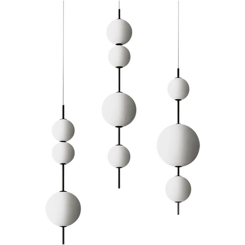 Modern Minimalist Glass Ball LED Pendant Light - Elegant & Stylish