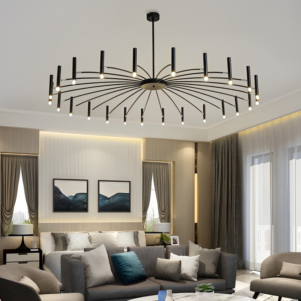 Adjustable 3-Step Dimming LED Minimalist Chandelier - Modern Elegance