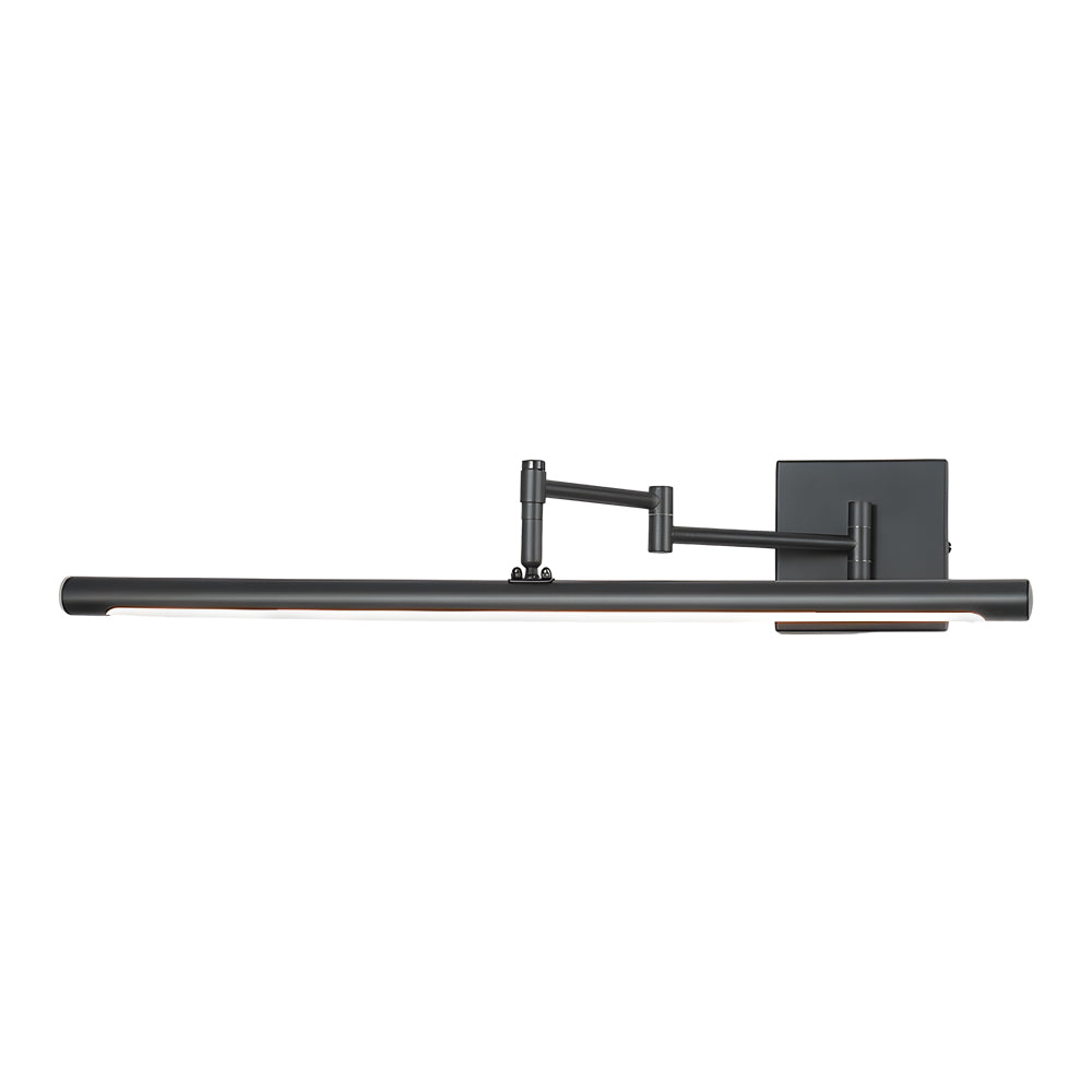 Elegantia | 40'' Adjustable Swing Arm Vanity Light, Matte Finish