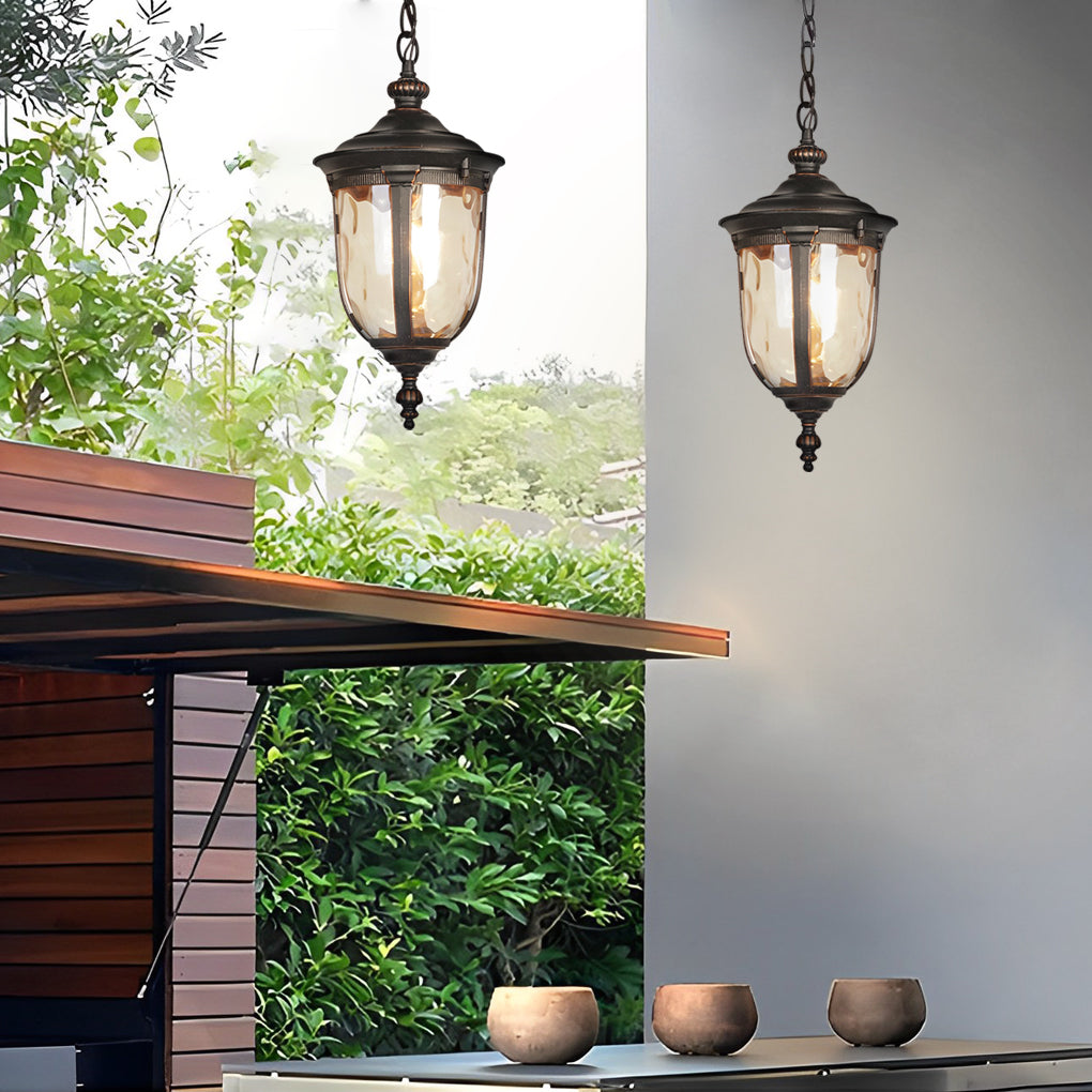 Stylish Waterproof Black European Outdoor Chandelier Lights